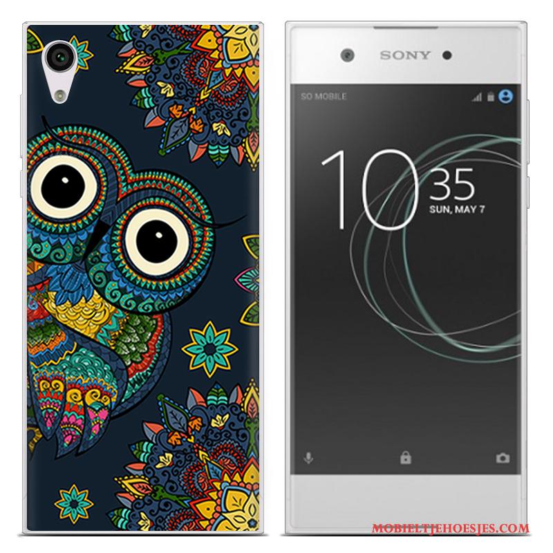 Sony Xperia Xa1 Ultra Mobiele Telefoon Hoesje Telefoon Dun Kleur Zacht Ster Maand