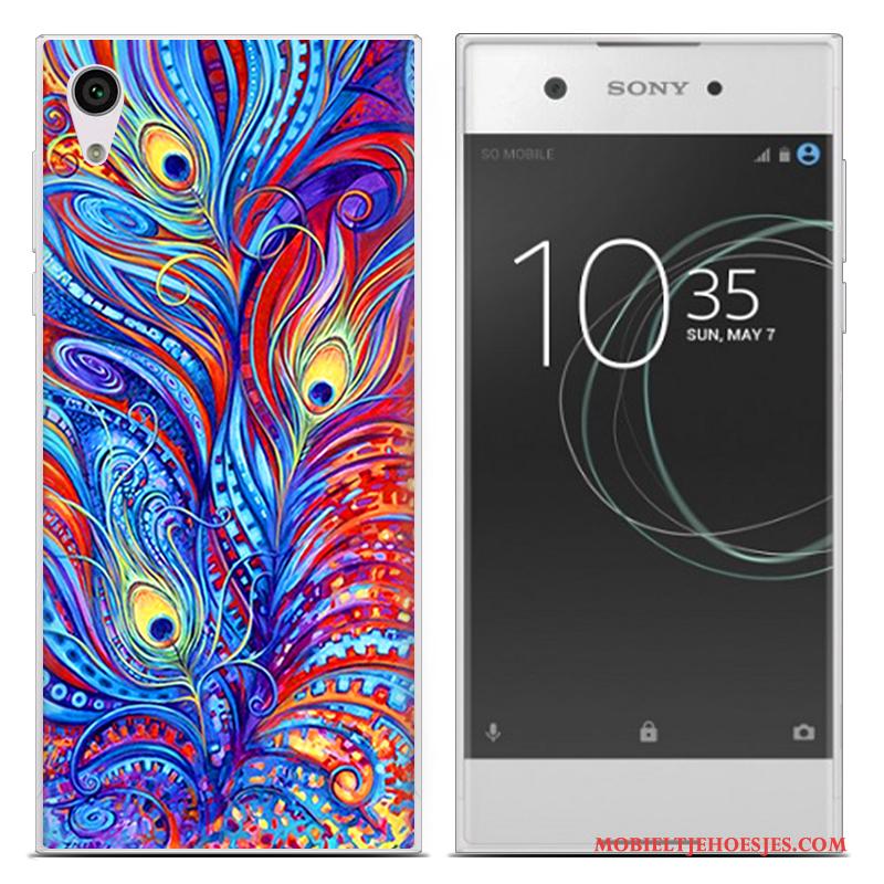 Sony Xperia Xa1 Ultra Mobiele Telefoon Hoesje Telefoon Dun Kleur Zacht Ster Maand