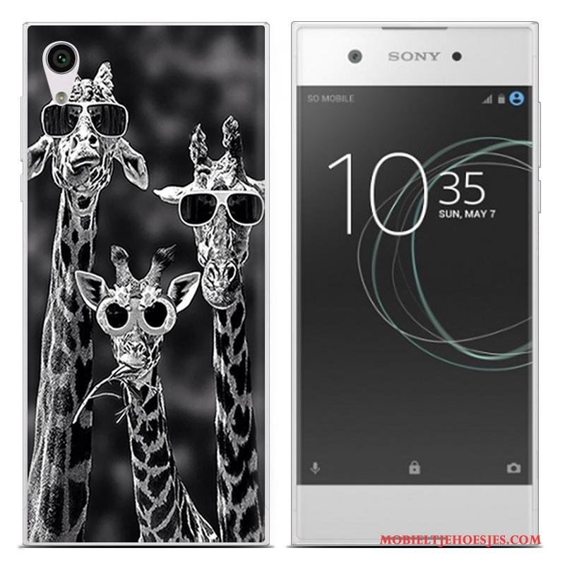 Sony Xperia Xa1 Ultra Mobiele Telefoon Hoesje Telefoon Dun Kleur Zacht Ster Maand