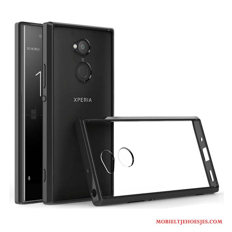 Sony Xperia Xa2 Ultra Hoesje Telefoon Groen Omlijsting Persoonlijk Anti-fall Bescherming