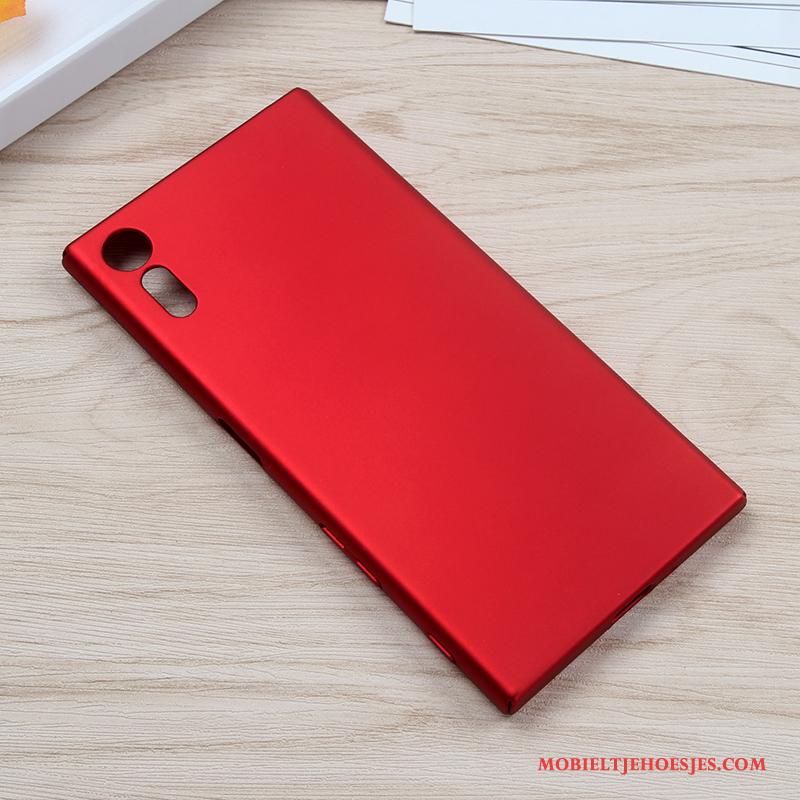 Sony Xperia Xz Bescherming Rood Hanger Hoes Zwart Hoesje Telefoon Plastic