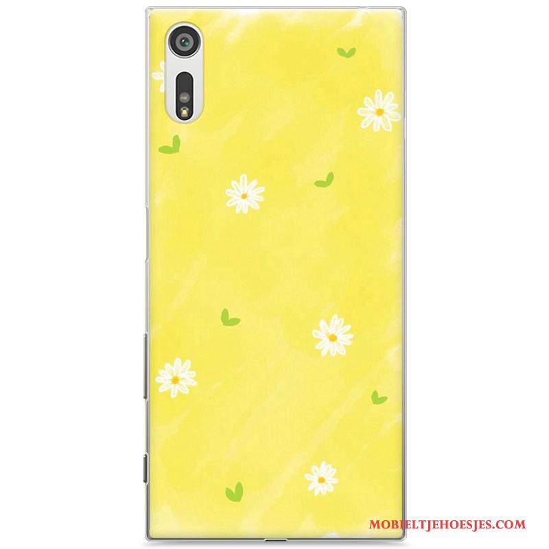 Sony Xperia Xz Hard Hoes Rood Scheppend Hoesje Bescherming Telefoon