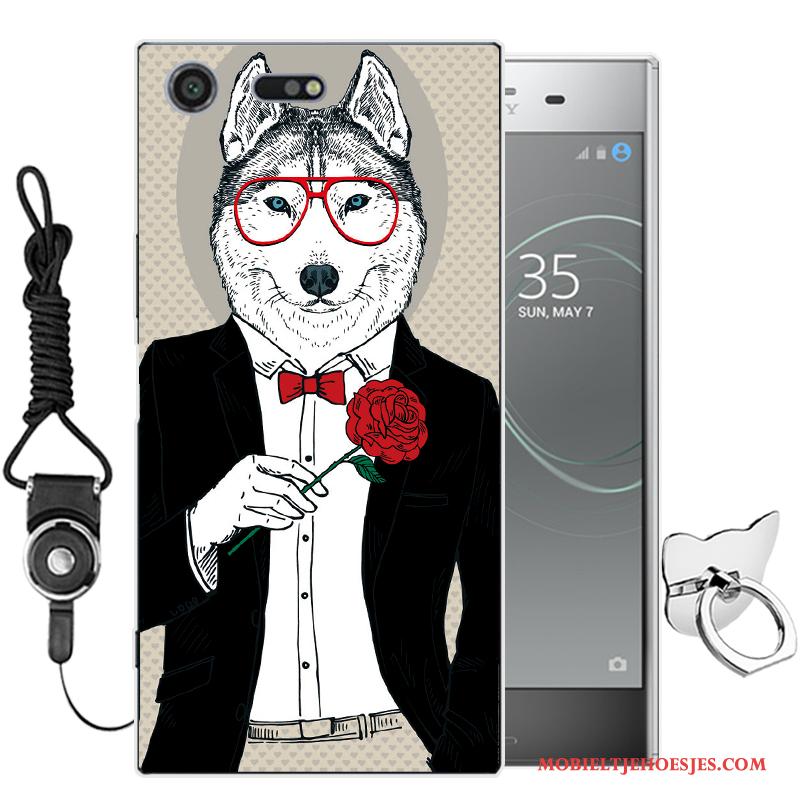 Sony Xperia Xz Premium All Inclusive Hoesje Zacht Telefoon Bescherming Purper Spotprent