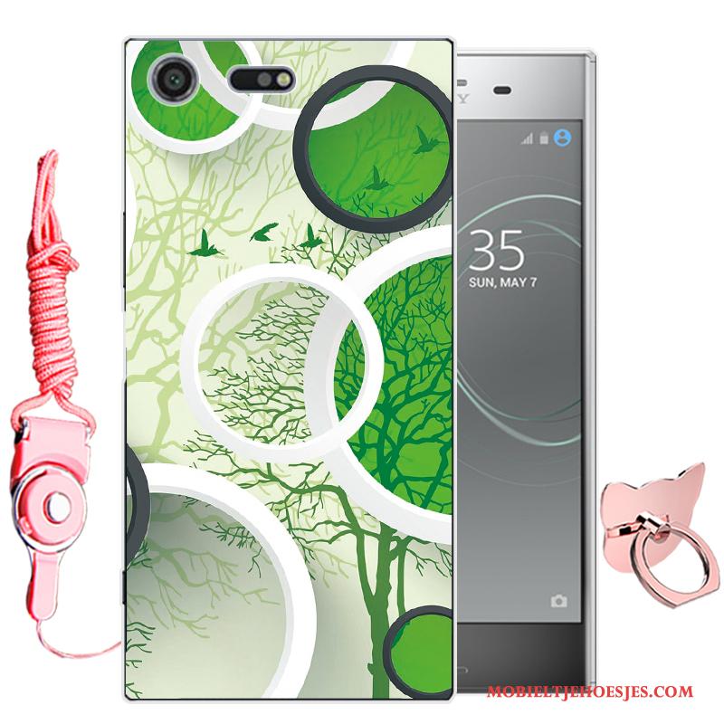 Sony Xperia Xz Premium All Inclusive Hoesje Zacht Telefoon Bescherming Purper Spotprent