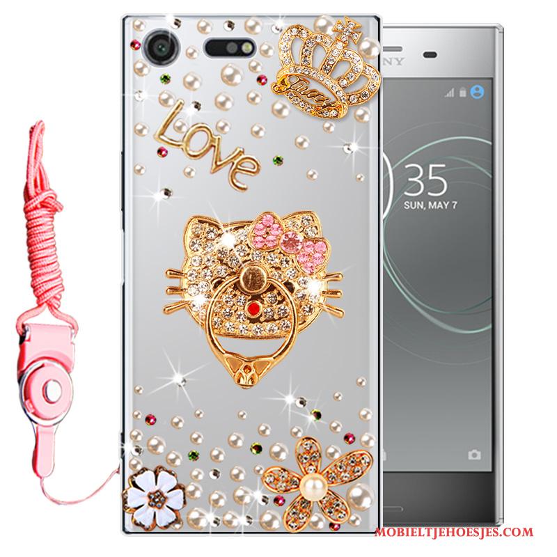 Sony Xperia Xz Premium Hoesje Siliconen Bescherming Zacht Met Strass Telefoon All Inclusive