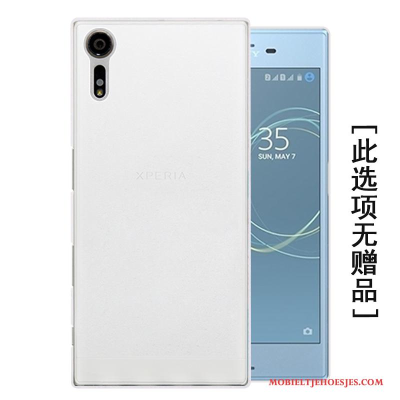 Sony Xperia Xz Spotprent Zacht Siliconen Hoes Hoesje Telefoon Bescherming Blauw