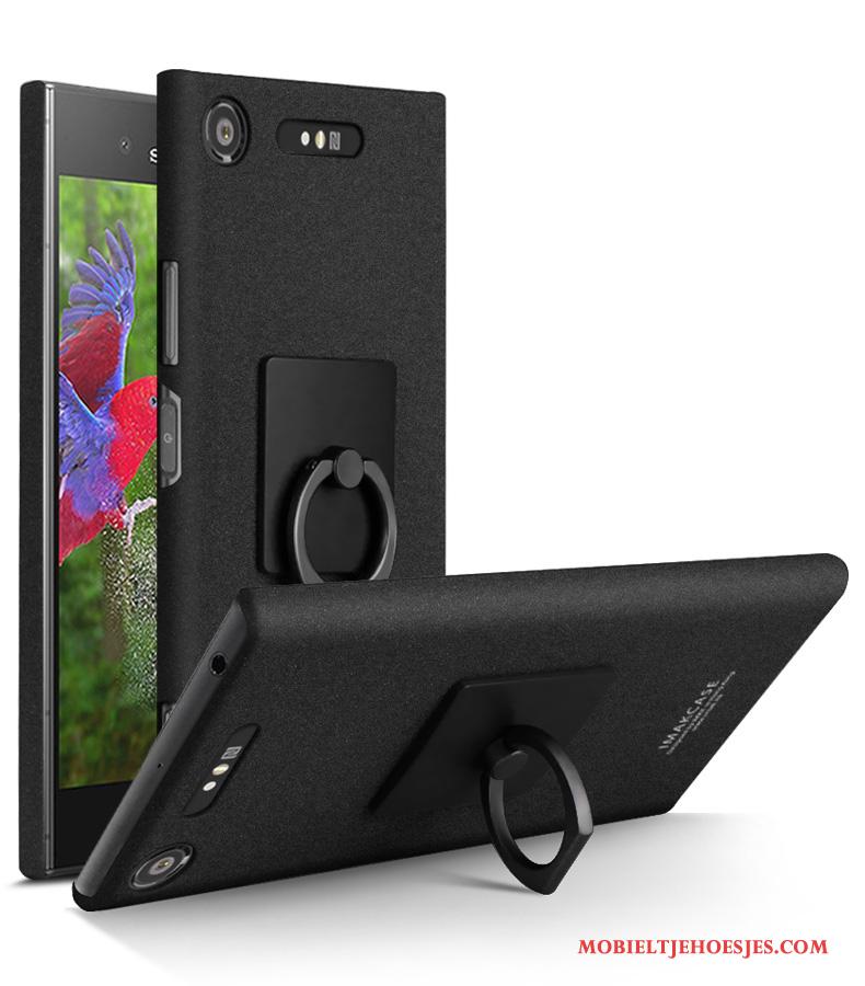 Sony Xperia Xz1 Bescherming Mobiele Telefoon Hard Dun Hoesje Telefoon Schrobben Anti-fall