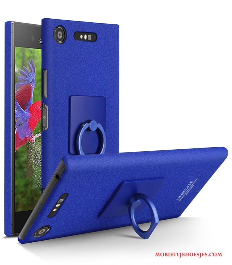 Sony Xperia Xz1 Bescherming Mobiele Telefoon Hard Dun Hoesje Telefoon Schrobben Anti-fall