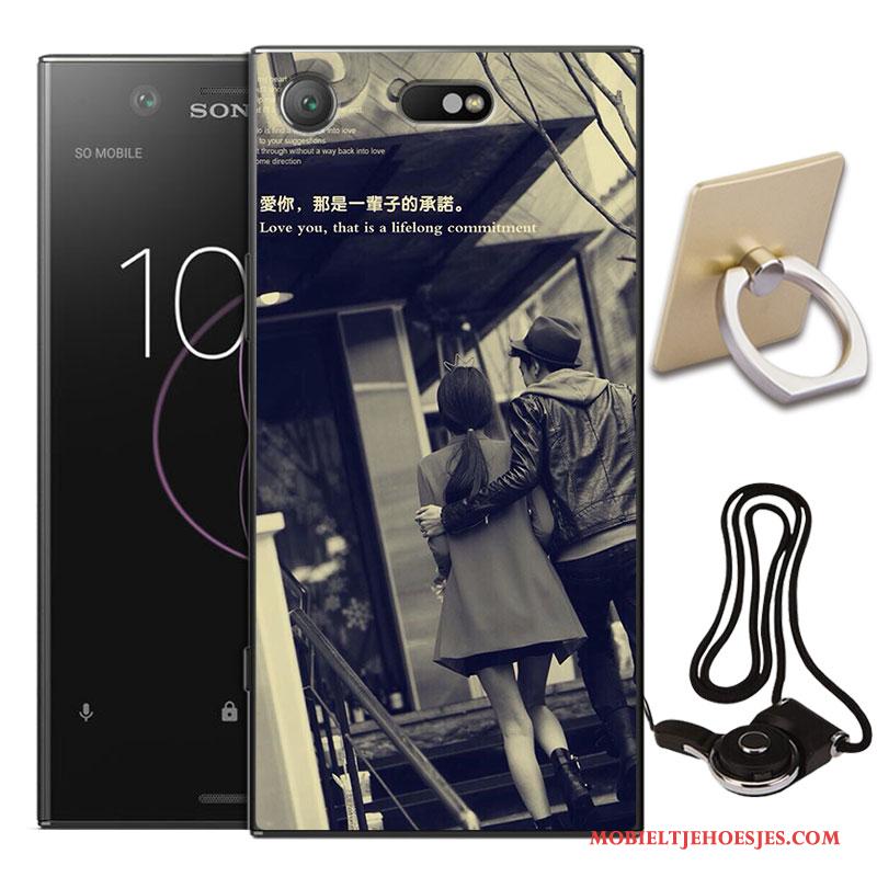 Sony Xperia Xz1 Compact Geschilderd Bescherming Zacht Hoes All Inclusive Hoesje Telefoon Anti-fall