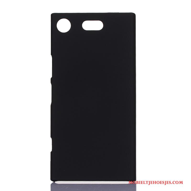 Sony Xperia Xz1 Compact Hard Hoesje Telefoon Bescherming Geel Schrobben