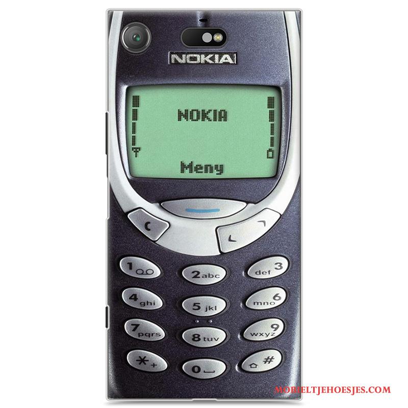 Sony Xperia Xz1 Compact Mobiele Telefoon Scheppend Hoesje Persoonlijk Geel Trend Telefoon