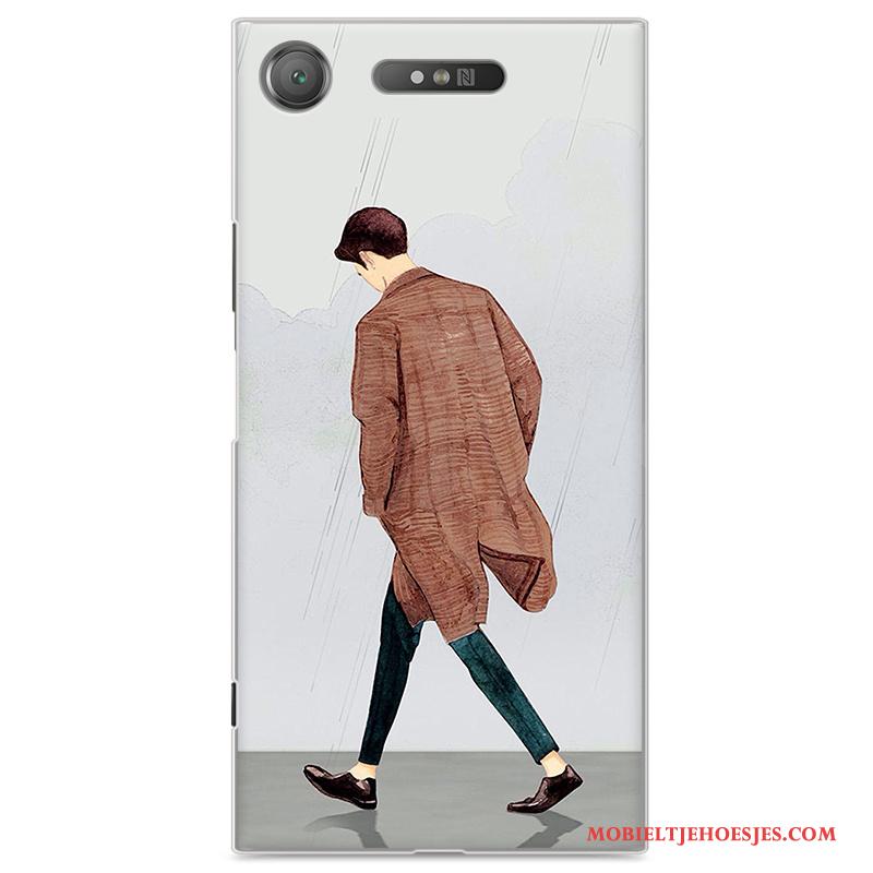 Sony Xperia Xz1 Mobiele Telefoon Hoesje Telefoon Hard Persoonlijk Lovers Bescherming Roze