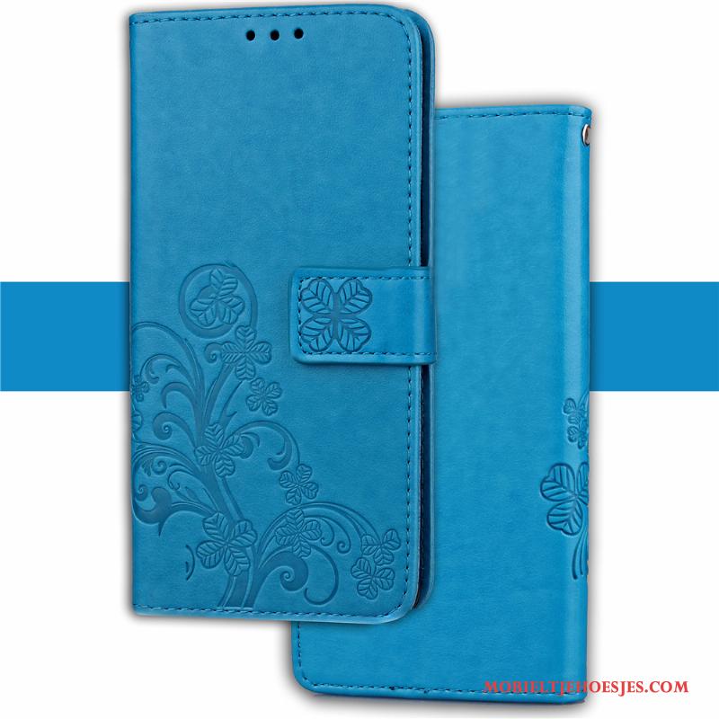 Sony Xperia Xz1 Portemonnee Zacht All Inclusive Folio Leren Etui Bescherming Hoesje Telefoon