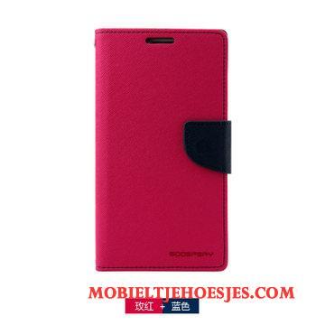 Sony Xperia Z1 Hoes Hoesje Telefoon Blauw Mobiele Telefoon Bescherming