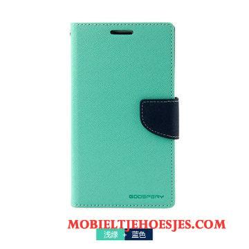 Sony Xperia Z1 Hoes Hoesje Telefoon Blauw Mobiele Telefoon Bescherming