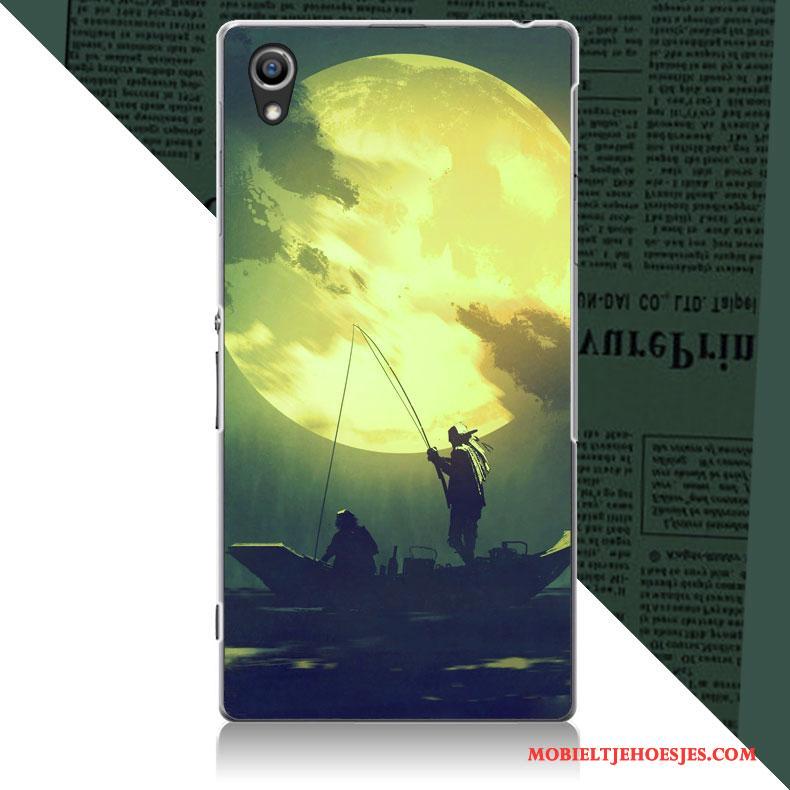 Sony Xperia Z2 Anti-fall Hoesje Schrobben Telefoon Purper Bescherming Hard