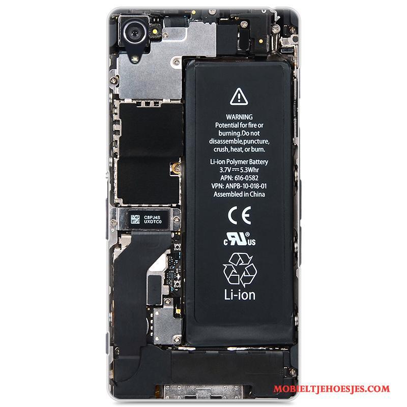 Sony Xperia Z2 Hoes Hoesje Telefoon Persoonlijk Hard Bescherming Scheppend Rood