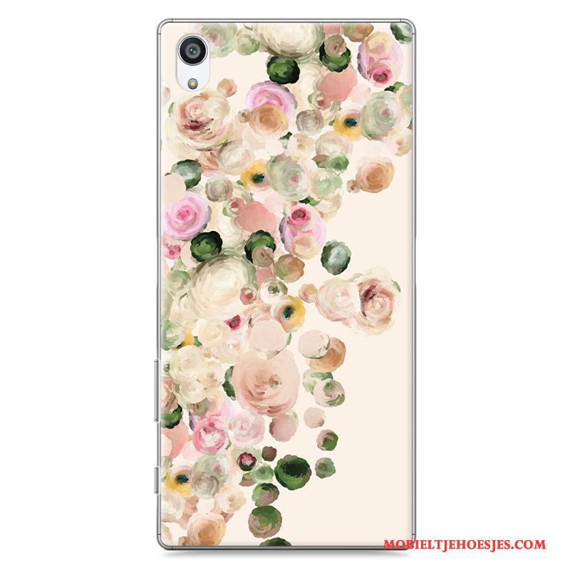 Sony Xperia Z5 Hard Hoes Hoesje Geschilderd Groen Anti-fall Spotprent