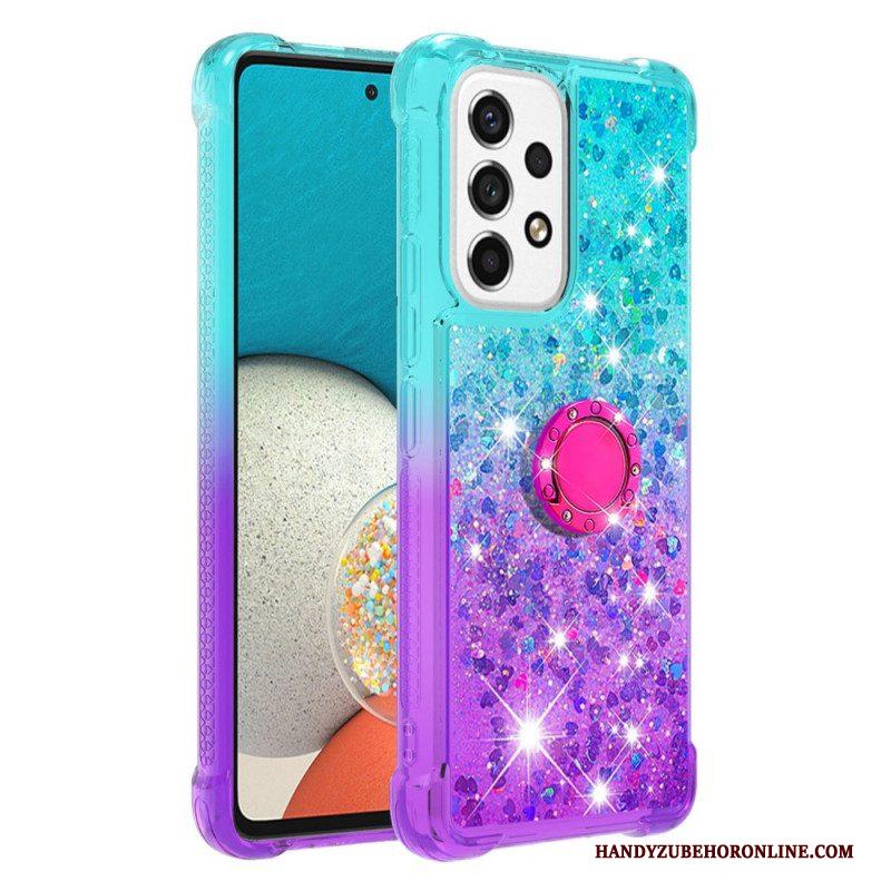 Telefoonhoesje voor Samsung Galaxy A53 5G Glitter Ringbeugel