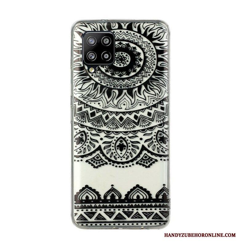 Telefoonhoesje voor Samsung Galaxy M12 / A12 Naadloze Bloemenmandala