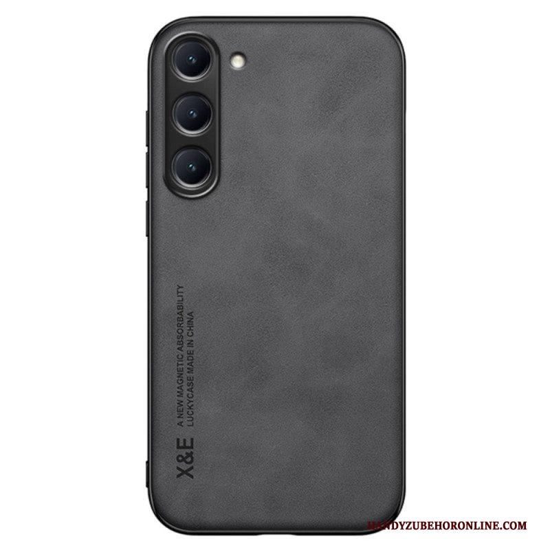 Telefoonhoesje voor Samsung Galaxy S23 5G X&e Ledereffect Leer