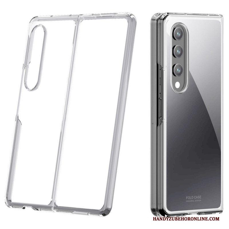 Telefoonhoesje voor Samsung Galaxy Z Fold 4 Discreet Metaal