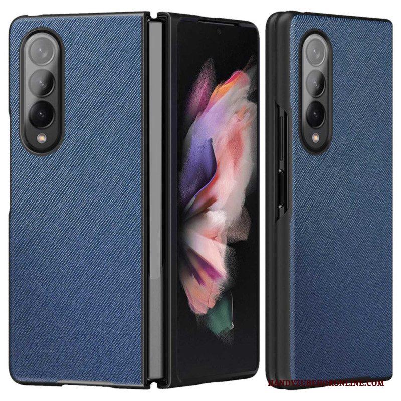 Telefoonhoesje voor Samsung Galaxy Z Fold 4 Geweven Textuur