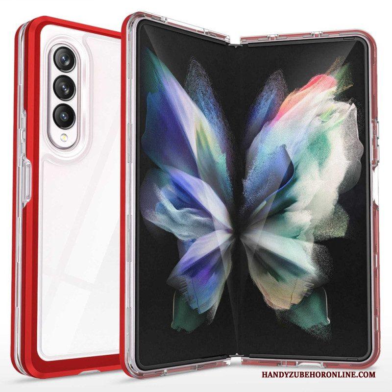 Telefoonhoesje voor Samsung Galaxy Z Fold 4 Transparante Sportkleding