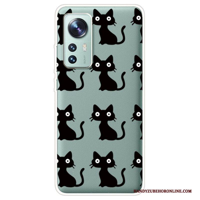 Telefoonhoesje voor Xiaomi 12 / 12X Grappige Katten