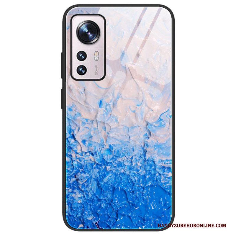 Telefoonhoesje voor Xiaomi 12 / 12X Marmeren Kleuren Gehard Glas