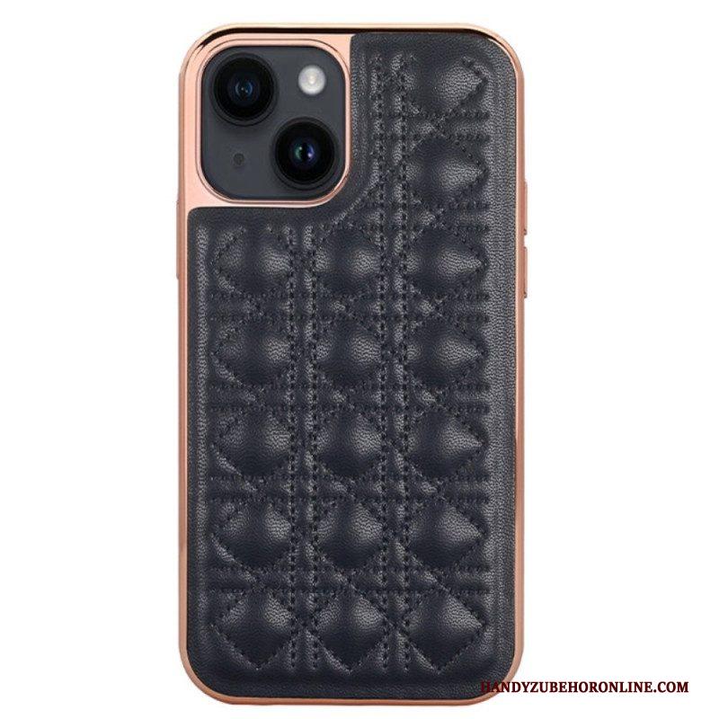 Telefoonhoesje voor iPhone 14 Plus Vietao Couture Leereffect