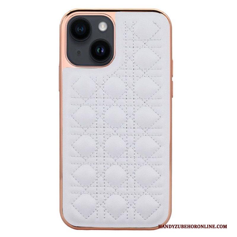 Telefoonhoesje voor iPhone 14 Plus Vietao Couture Leereffect