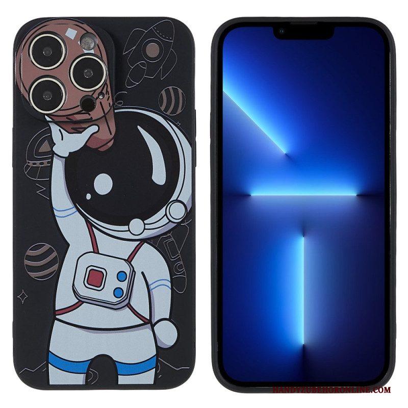 Telefoonhoesje voor iPhone 14 Pro Astronaut