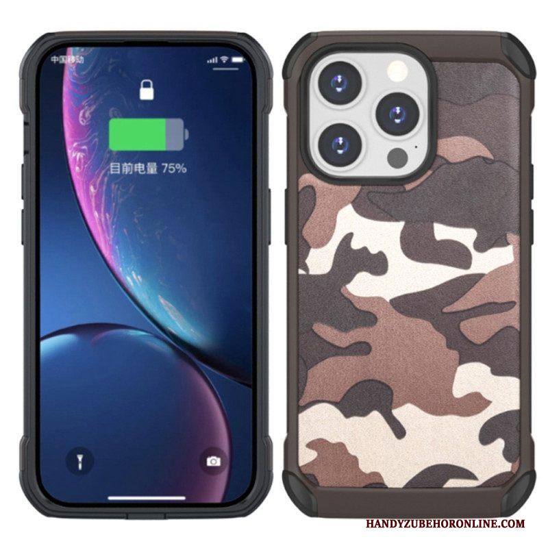 Telefoonhoesje voor iPhone 14 Pro Versterkte Camouflage