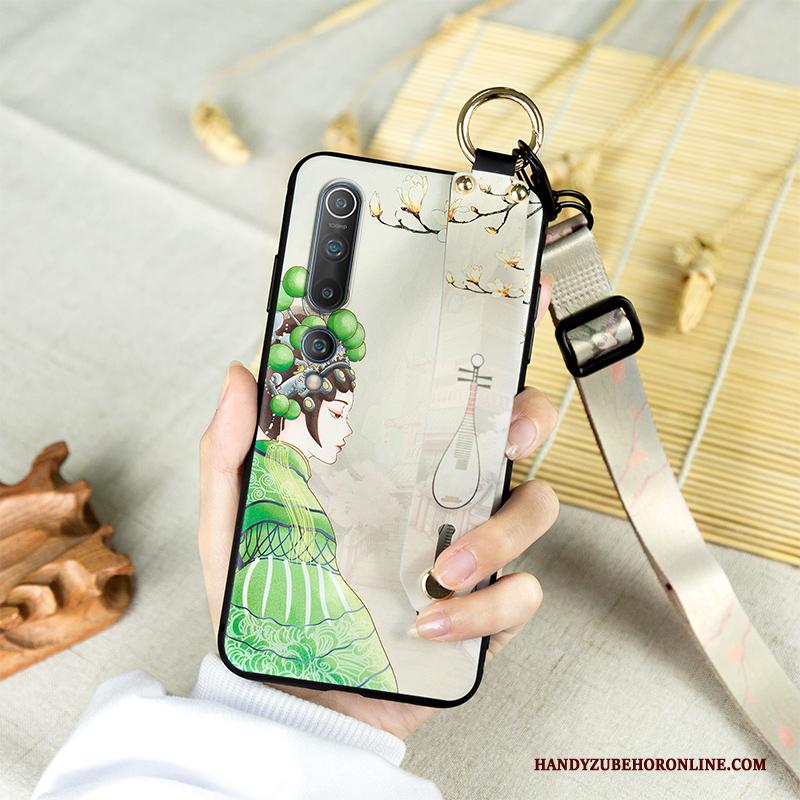 Xiaomi Mi 10 Drama Anti-fall Mini Vintage Hoes Klassiek Hoesje Telefoon