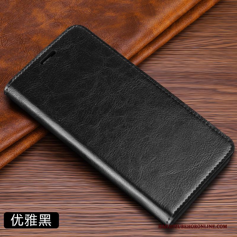 Xiaomi Mi 10 Hoesje Telefoon Rood Mini Folio Vouw Leren Etui