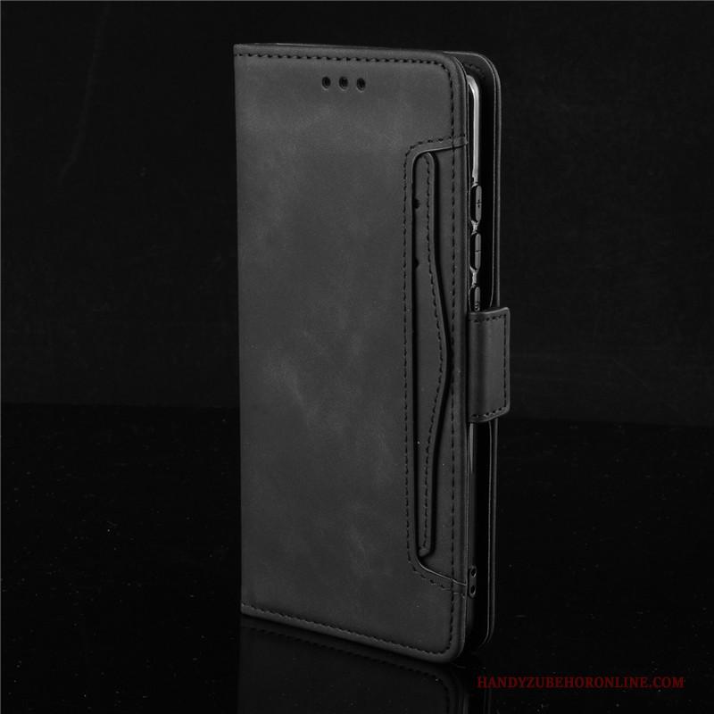 Xiaomi Mi 10 Portemonnee Hoesje Telefoon Roze Mini Leren Etui Bescherming