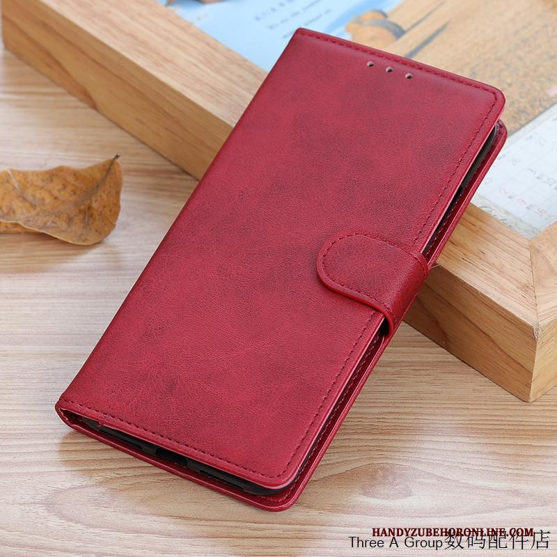 Xiaomi Mi 10 Pro Bedrijf Vintage Anti-fall Hoesje Telefoon Folio Mini Kaart