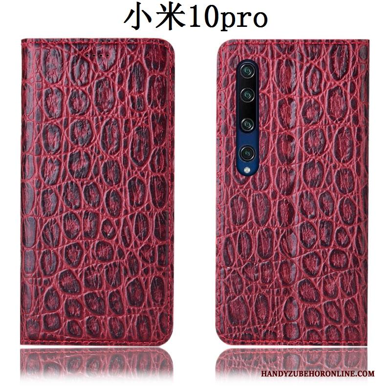 Xiaomi Mi 10 Pro Hoesje All Inclusive Anti-fall Mini Hoes Folio Leren Etui Jeugd