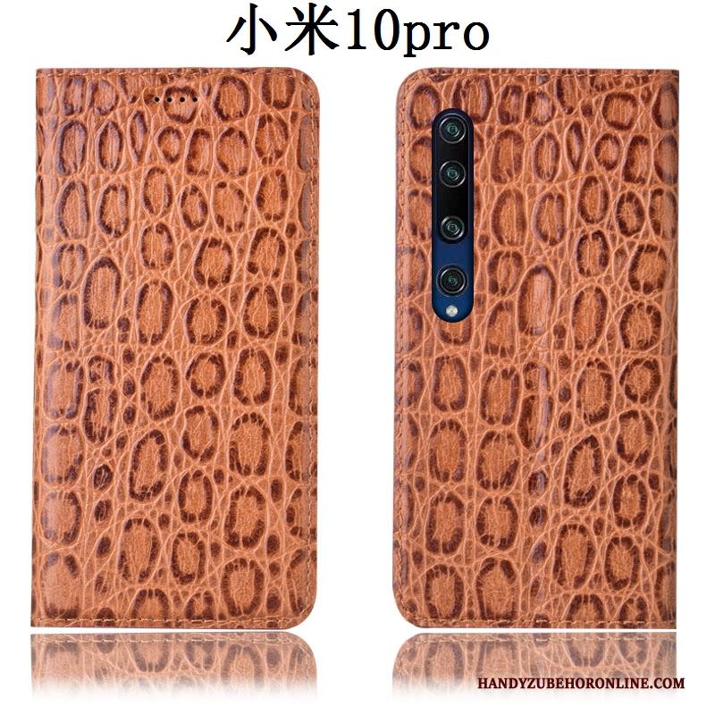 Xiaomi Mi 10 Pro Hoesje All Inclusive Anti-fall Mini Hoes Folio Leren Etui Jeugd