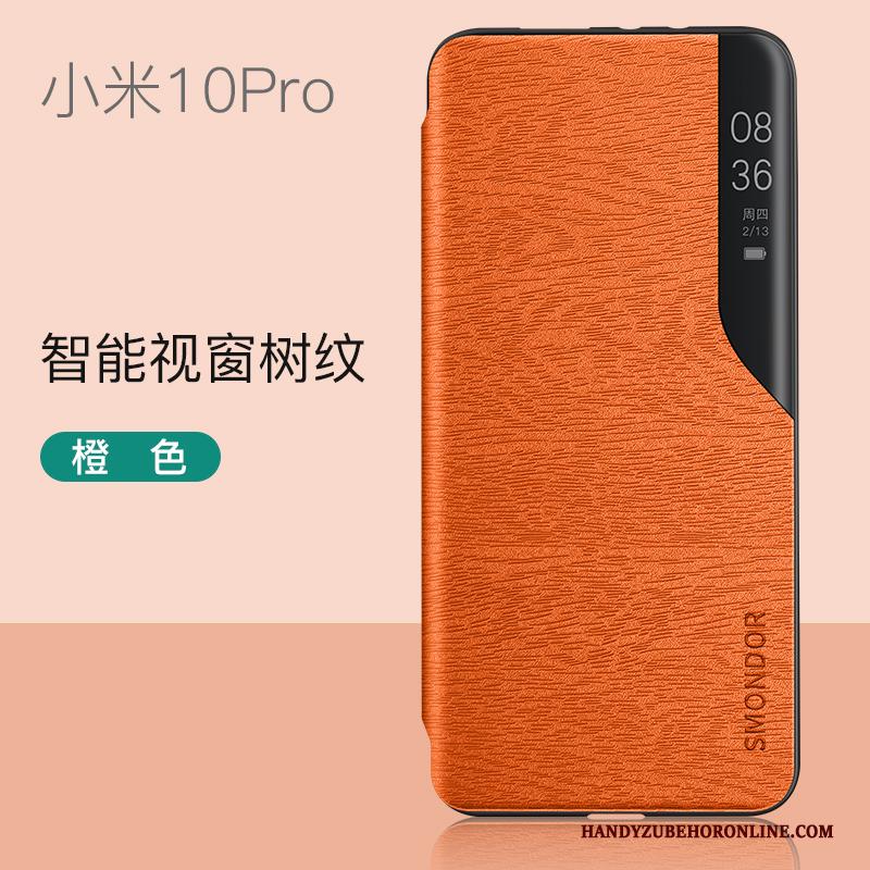 Xiaomi Mi 10 Pro Hoesje Folio Leren Etui Siliconen All Inclusive Net Red Blauw Hoes