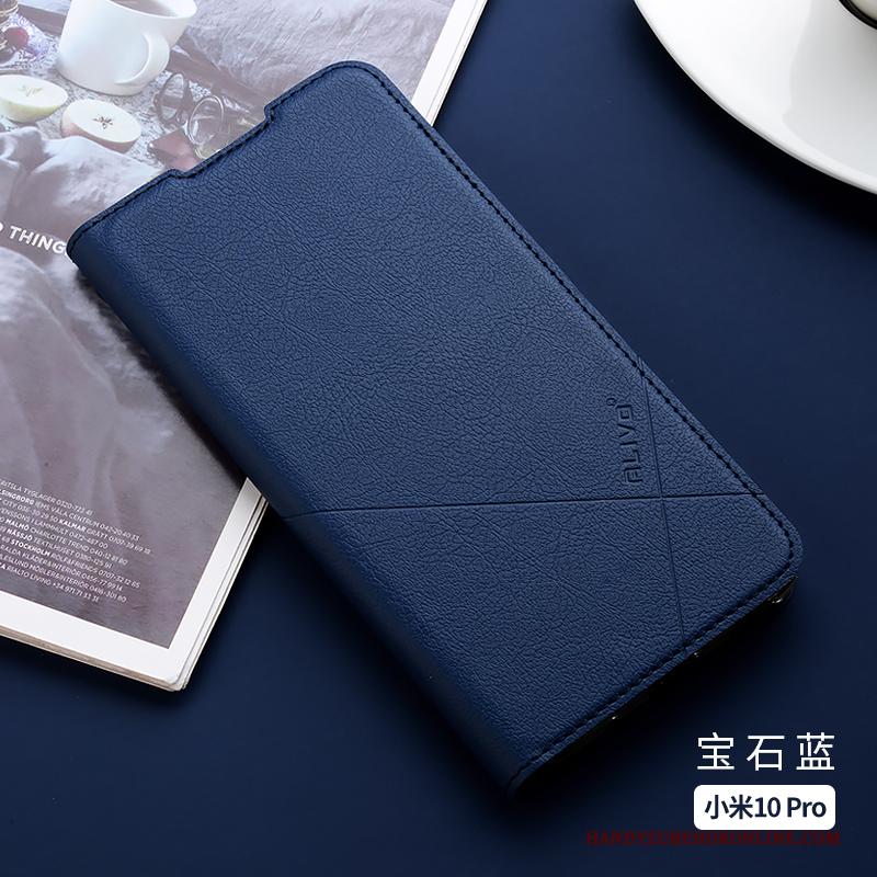 Xiaomi Mi 10 Pro Hoesje Mini Telefoon Siliconen Rood Leren Etui All Inclusive