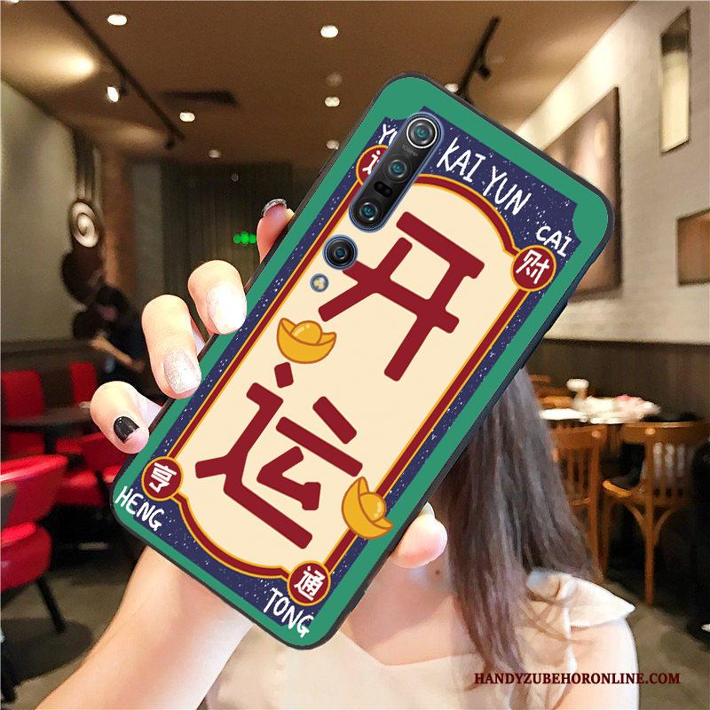 Xiaomi Mi 10 Pro Hoesje Schrobben Zacht Mini Bescherming Trend Geel Rat