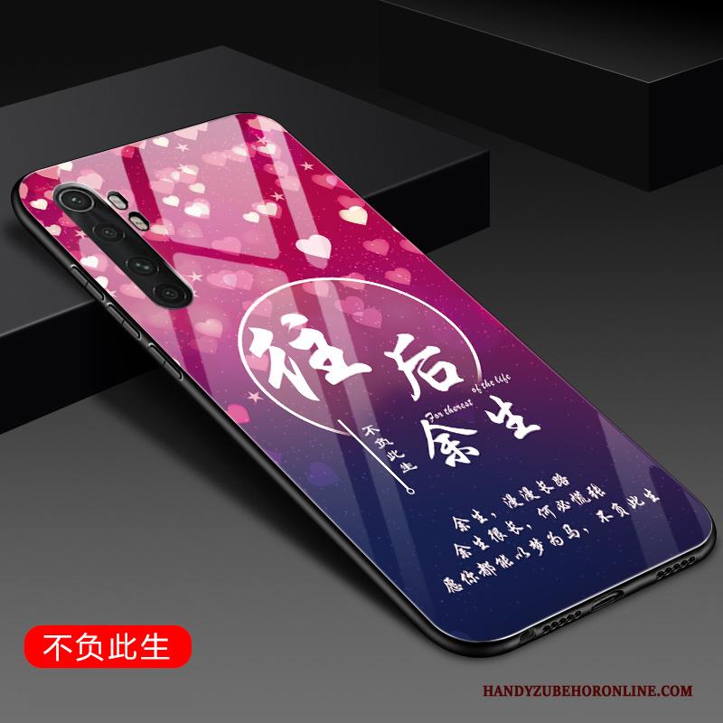 Xiaomi Mi Note 10 Lite Hoes Zacht Hoesje Bescherming Glas Telefoon Lovers