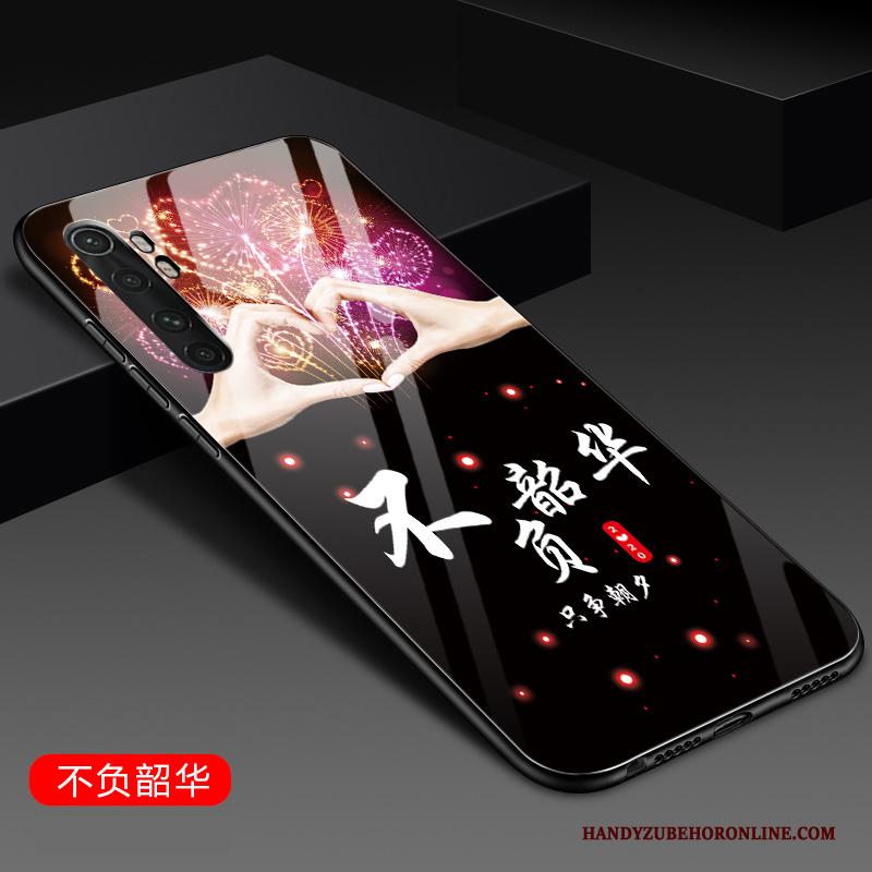 Xiaomi Mi Note 10 Lite Hoes Zacht Hoesje Bescherming Glas Telefoon Lovers