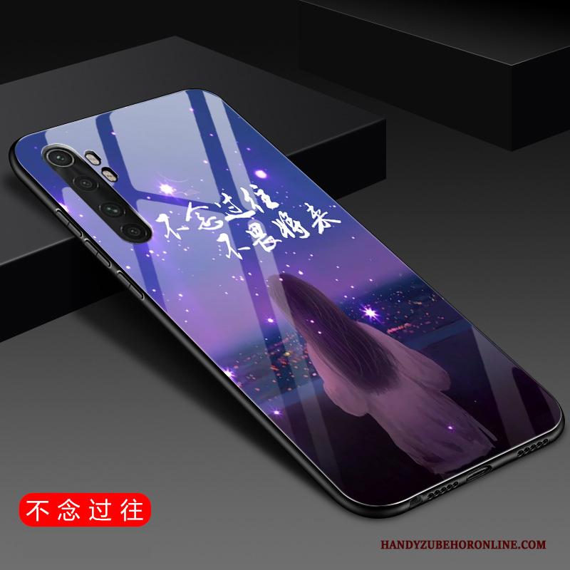 Xiaomi Mi Note 10 Lite Hoes Zacht Hoesje Bescherming Glas Telefoon Lovers