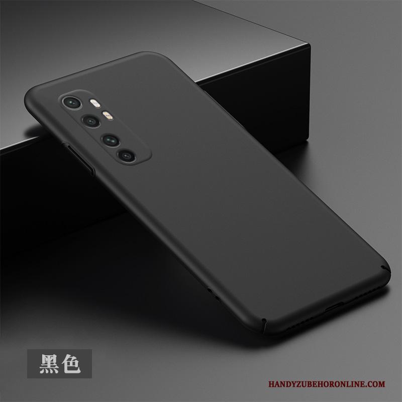Xiaomi Mi Note 10 Lite Hoesje Goud Zwart Mini Schrobben Telefoon Hard