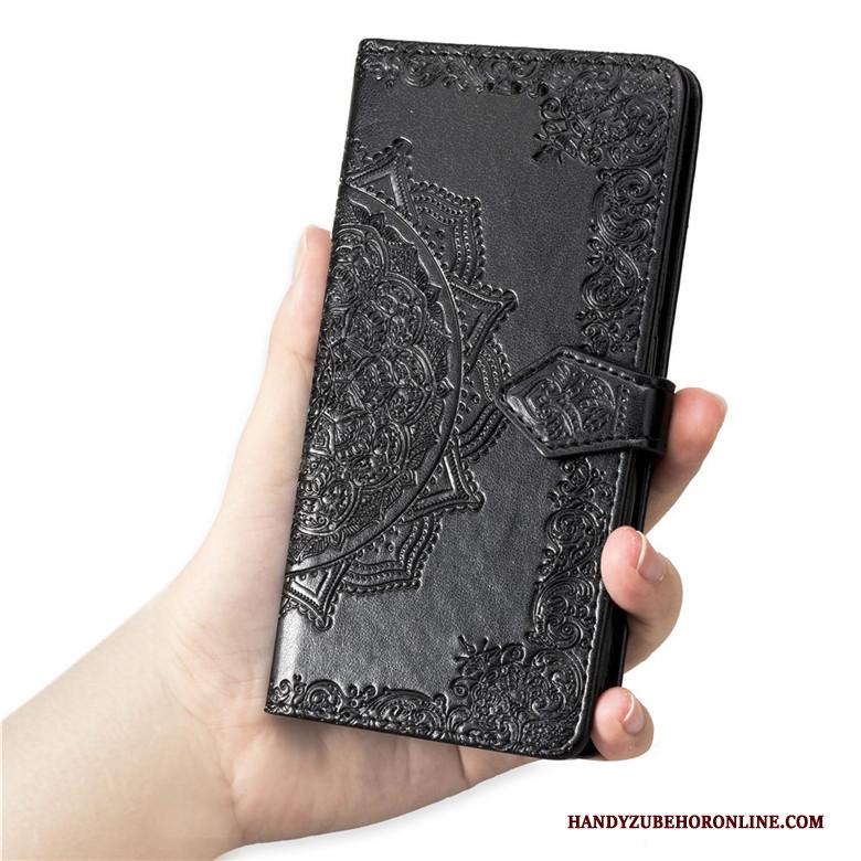 Xiaomi Mi Note 10 Lite Hoesje Rood Leren Etui All Inclusive Folio Mini Anti-fall Bescherming