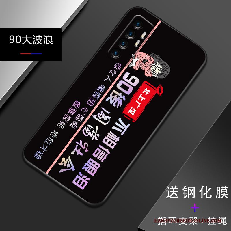 Xiaomi Mi Note 10 Lite Siliconen Hoesje Jeugd Zacht Anti-fall Persoonlijk Eenvoudige