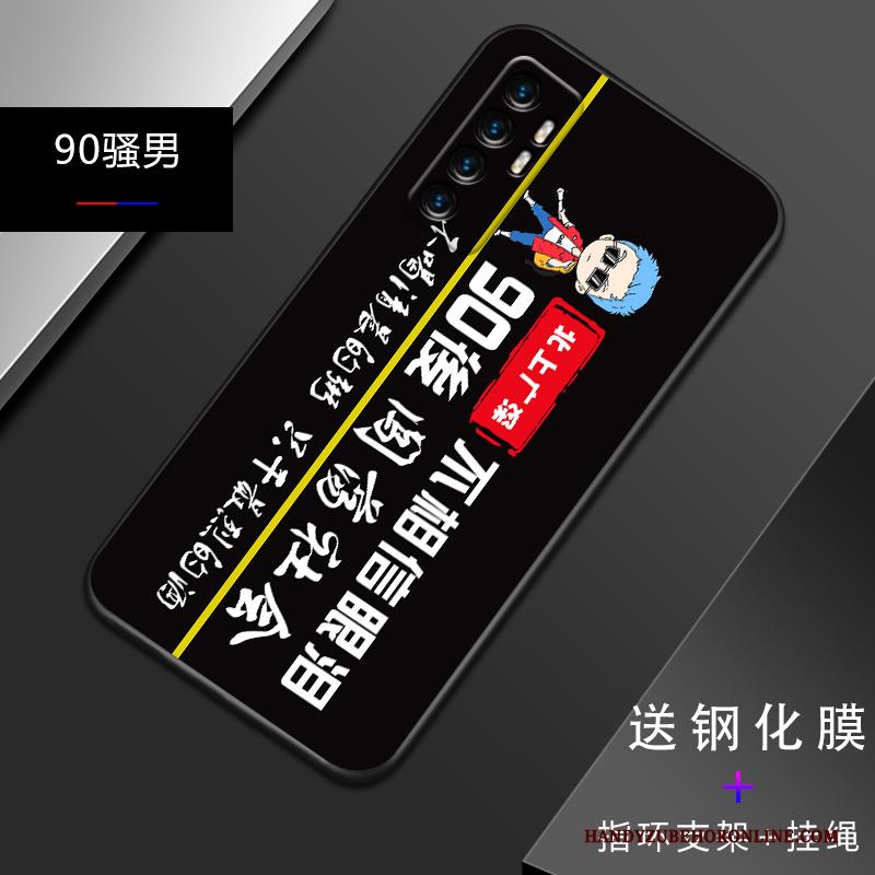Xiaomi Mi Note 10 Lite Siliconen Hoesje Jeugd Zacht Anti-fall Persoonlijk Eenvoudige